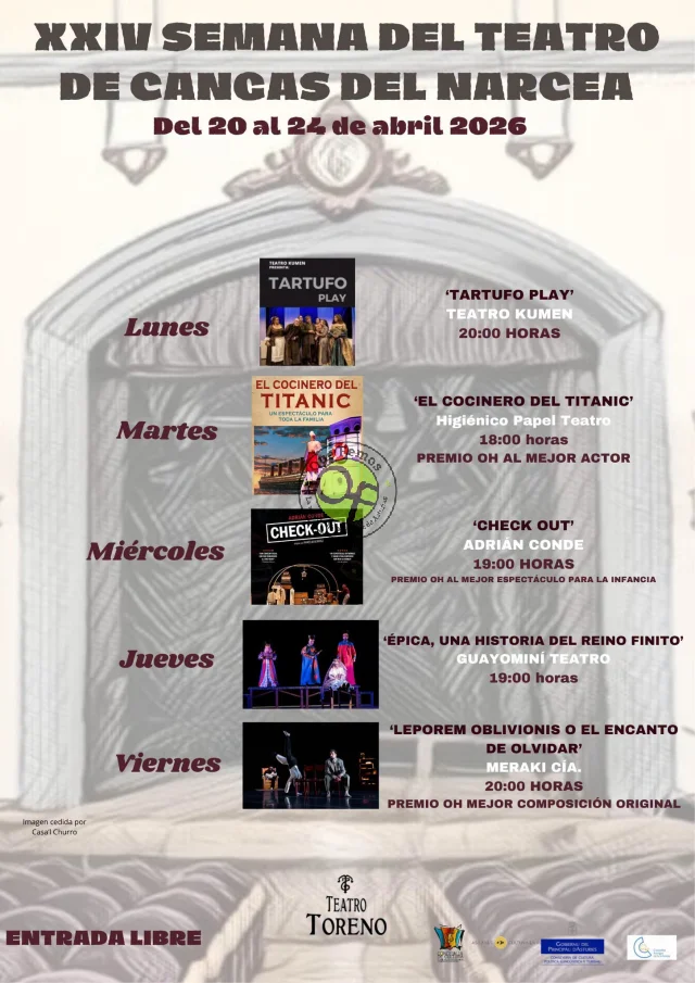 XXIV Semana del Teatro de Cangas del Narcea 2026