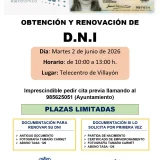 Tramitación o renovación del DNI en Villayón