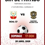 El Boal C.F. recibe al Marítimo Racing Club
