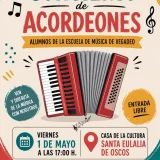 Concierto de acordeones en Santalla de Oscos