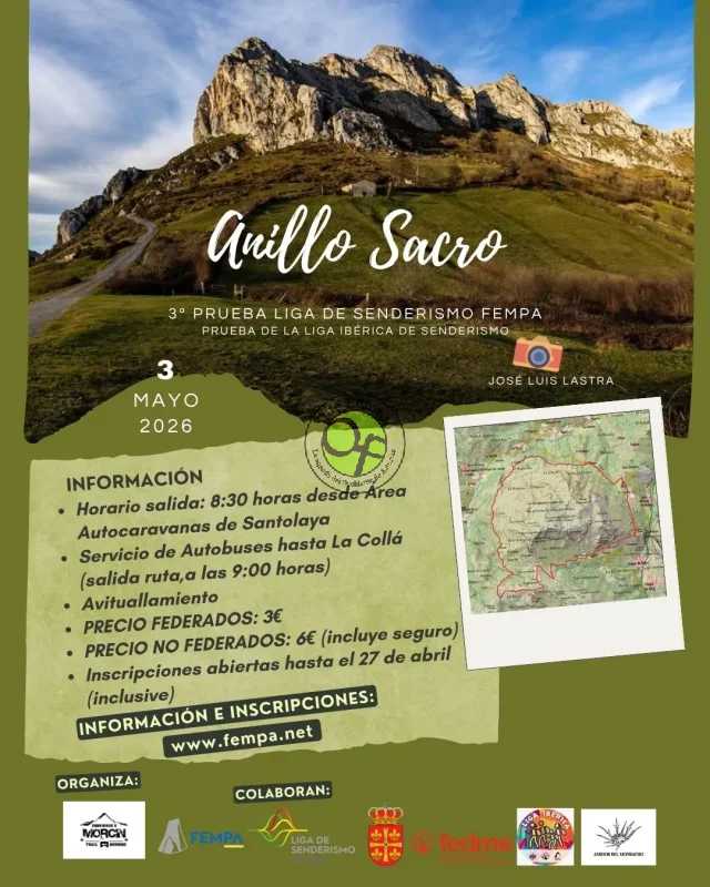 El Grupo de Montaña La Chiruca participa en la Liga de Senderismo FEMPA