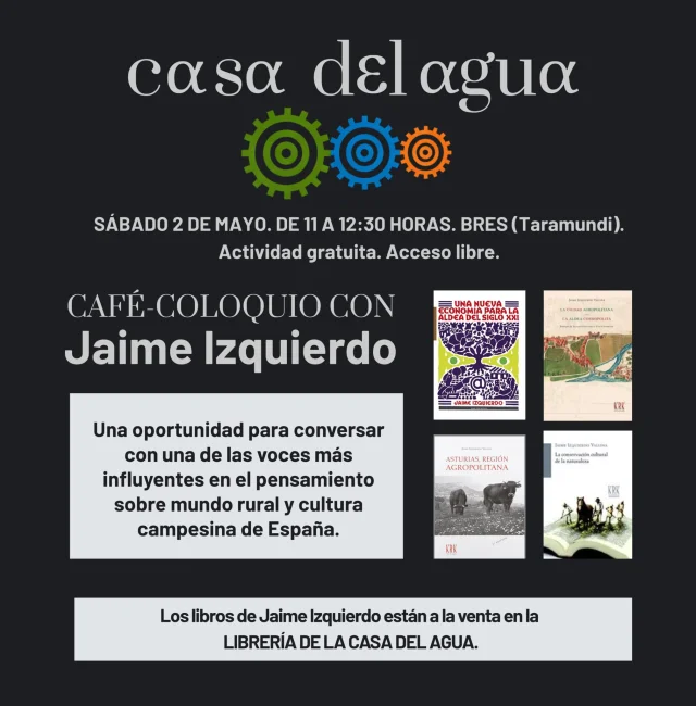 CAFE COLOQUIO CON JAIME IZQUIERDO