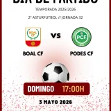 El Boal C.F. recibe al Podes C.F.