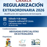 Charla sobre la regularización extraordinaria en Navia