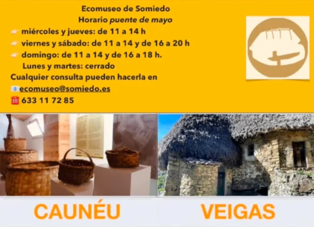 Este será el horario del Ecomuseo de Somiedo en el Puente de Mayo 2026