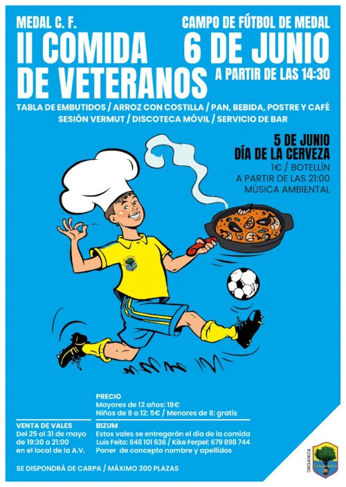 II Comida de Veteranos del Medal C.F. 2026