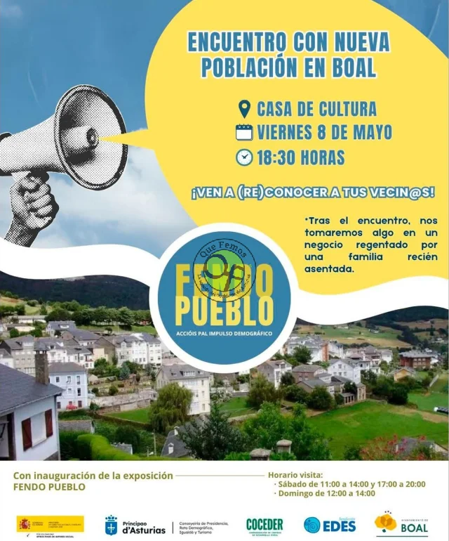 Boal celebra un encuentro con su nueva población bajo el lema 