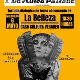 Tertulia sobre la belleza en la Casa de Cultura de Vegadeo