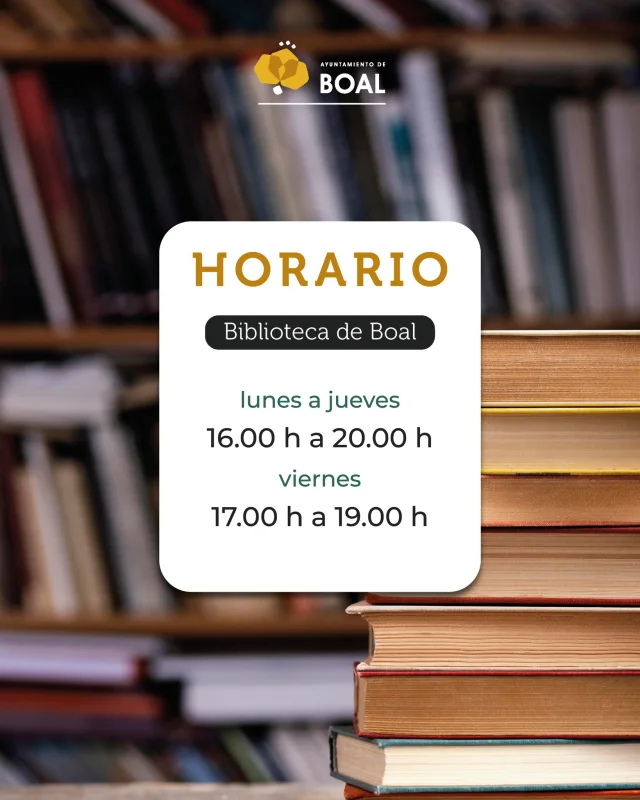 Horario de la Biblioteca Acevedo y Huelves de Boal