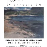 La exposición de Luis Riestra podrá visitarse en el Liceo de Navia