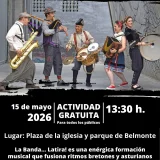 La Banda Latira actuará en Belmonte de Miranda el próximo viernes