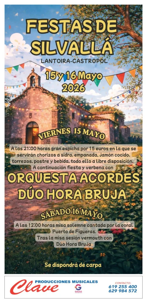 Festas de Silvallá 2026 en Lantoira