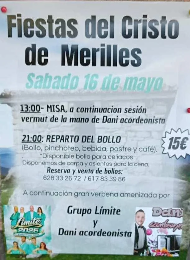 Fiestas del Santo Cristo de Merillés 2026