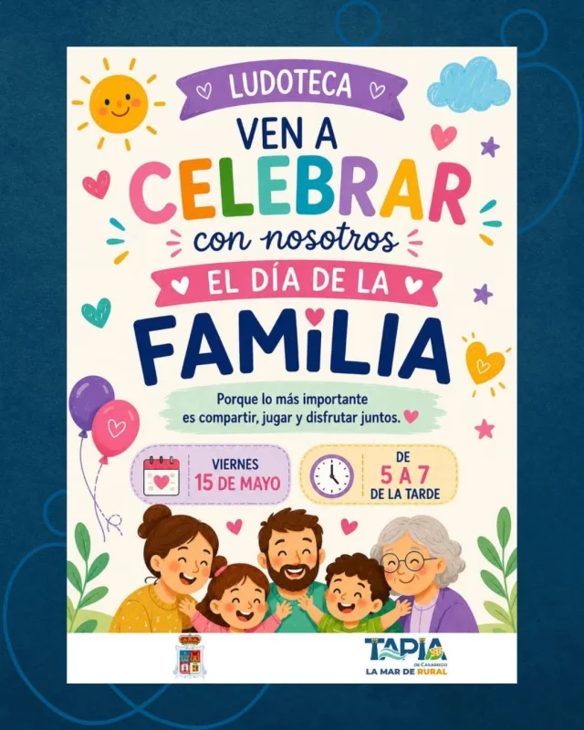 Fiesta del Día de la Familia en la Ludoteca de Tapia de Casariego