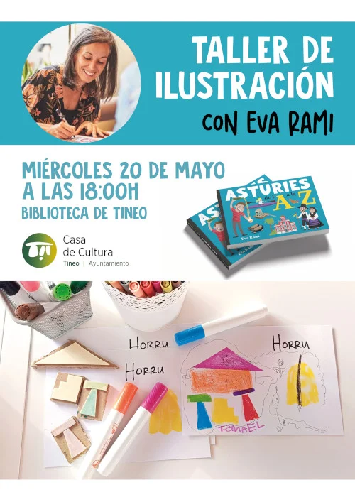 La Biblioteca de Tineo acogerá un Taller de Ilustración con Eva Rami