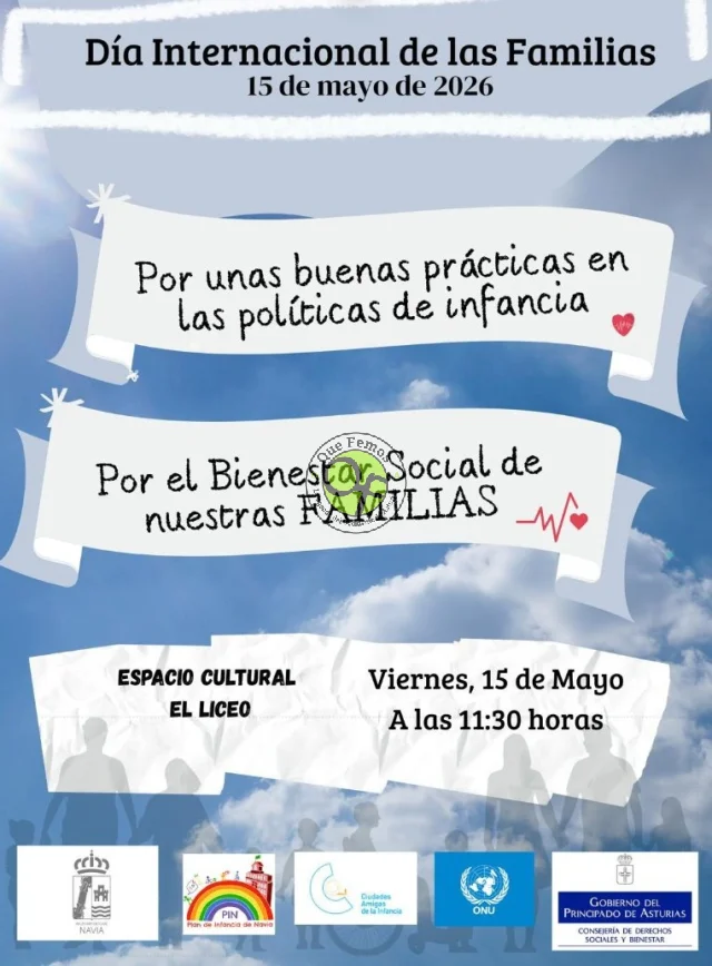 El Programa de Bienestar Emocional se presenta en Navia, coincidiendo con el Día Internacional de las Familias