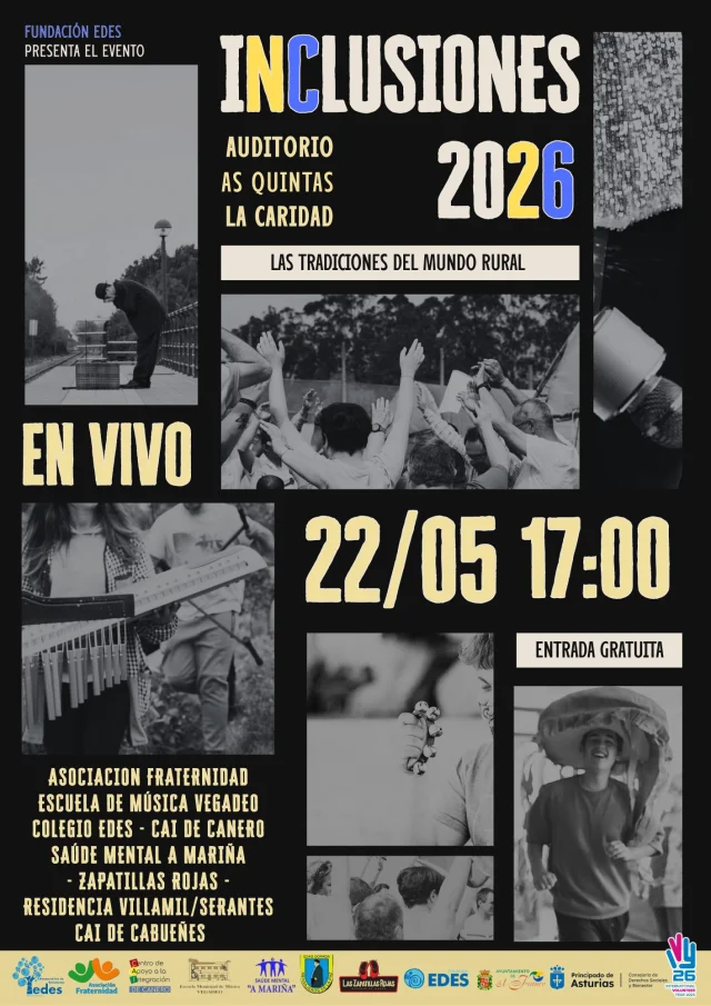 Festival Inclusiones 2026 en A Caridá