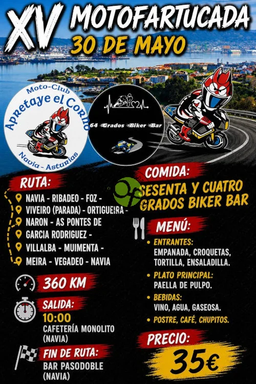 XV Motofartucada del Moto-Club Apretaye el Corno