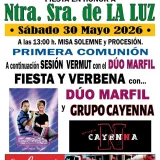 Fiesta de Nuestra Señora de la Luz 2026 en Andés