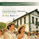 Reunión de la juventud de Boal para participar en una iniciativa muy indiana