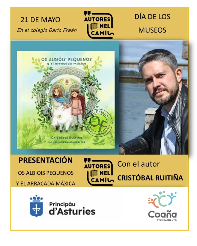 Cristóbal Ruitiña visita el Colegio Darío Freán de Jarrio