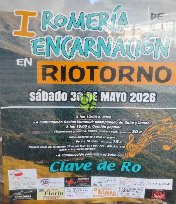 I Romería de la Encarnación 2026 en Riotorno