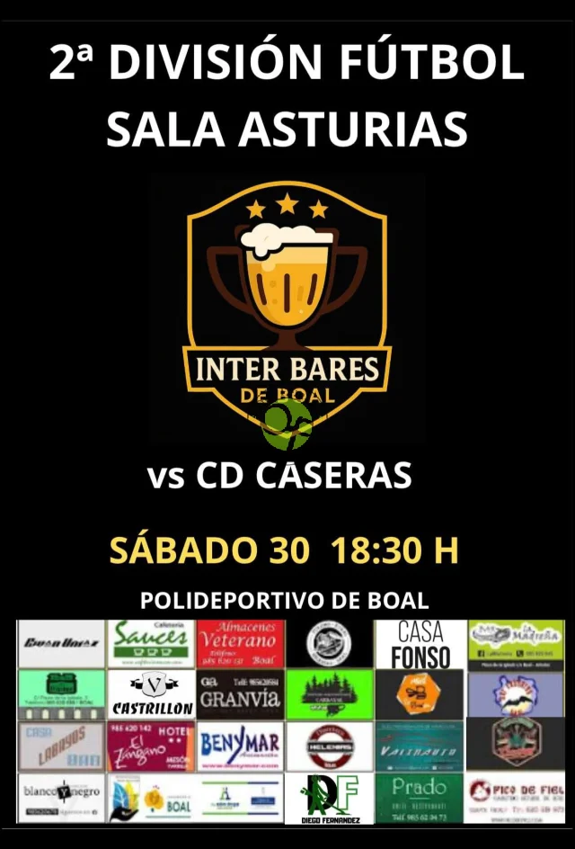 El Interbares de Boal recibirá en casa al C.D.Caseras