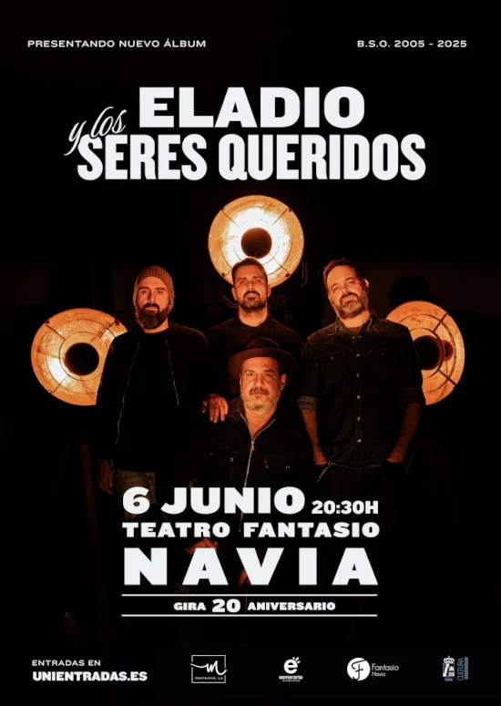 Eladio y los Seres Queridos llegan a Navia con un concierto en el Fantasio