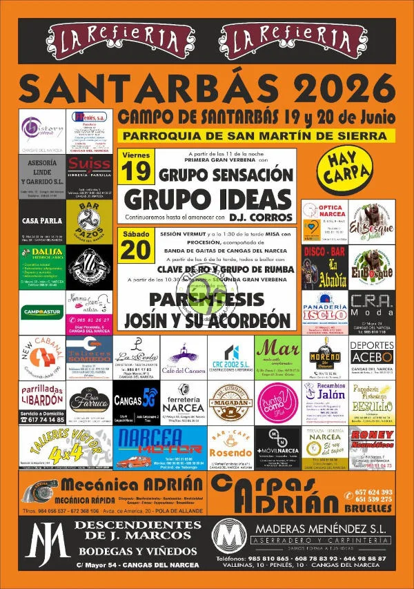 Fiestas de Santarbás 2026