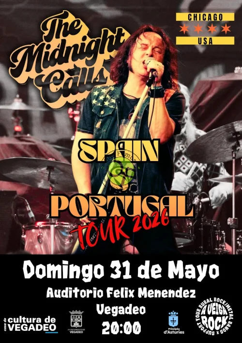 Concierto de The Midnight Calls en Vegadeo
