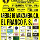 El Franco F.S. recibe al Arenas de Manzaneda C.D.