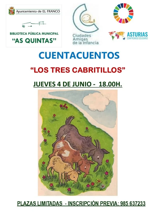 Cuentacuentos en la Biblioteca de As Quintas