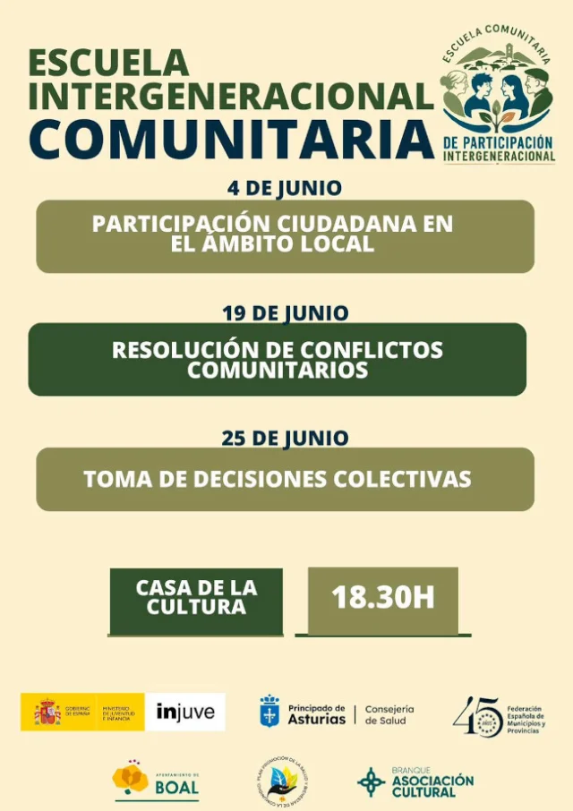 La Escuela Intergeneracional Comunitaria llega a Boal