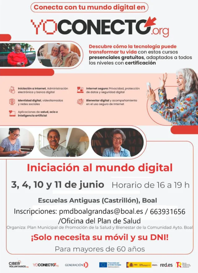 Curso de iniciación al mundo digital en las Escuelas de Castrillón