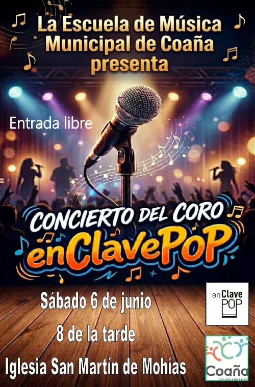 Concierto y presentación del coro enClavePOP en Mohías
