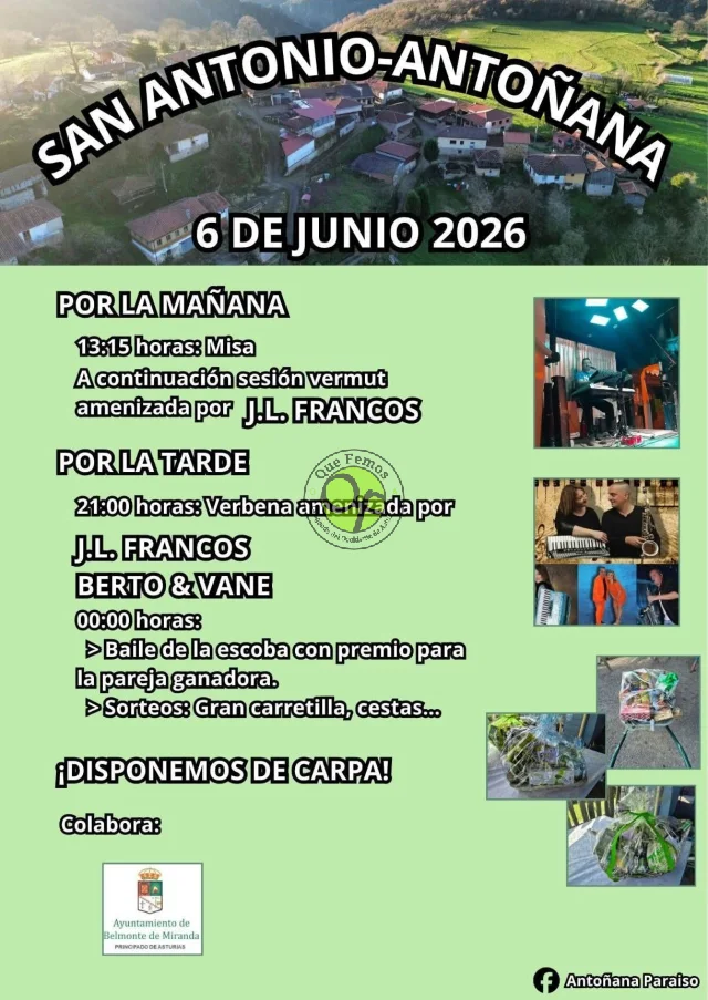 Fiesta de San Antonio 2026 en Antoñana/Antuñana