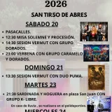 Fiestas de San Juan 2026 en San Tirso de Abres