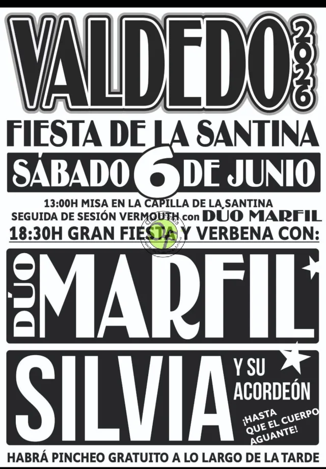 Fiesta de la Santina 2026 en Valdedo