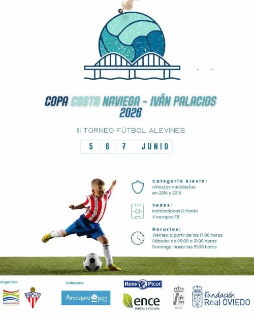 Copa Costa Naviega-Iván Palacios 2026 de fútbol alevín en Navia