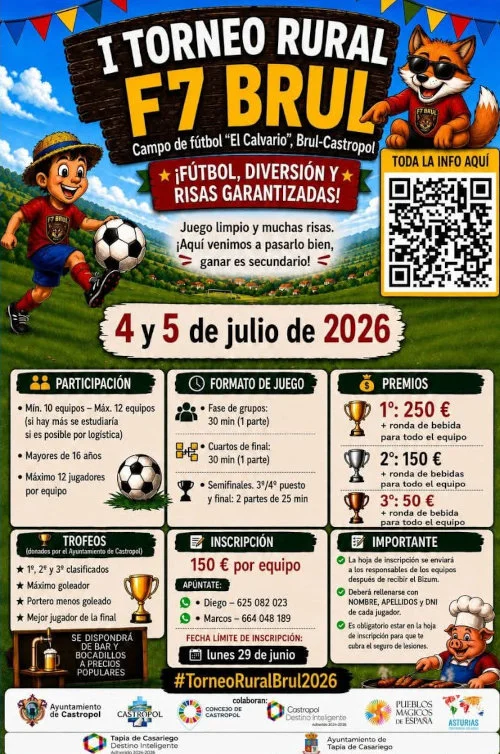 I Torneo Rural de Fútbol 7 en Brul