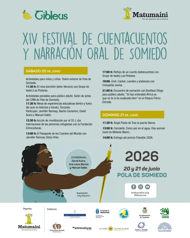 XIV Festival de Cuentacuentos y Narración Oral de Somiedo Tibleus 2026