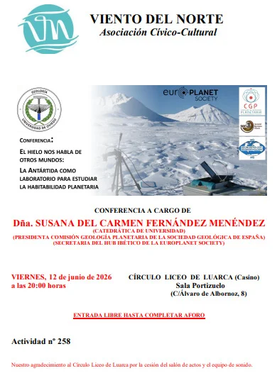 En Luarca se hablará sobre el hielo y la habitabilidad planetaria