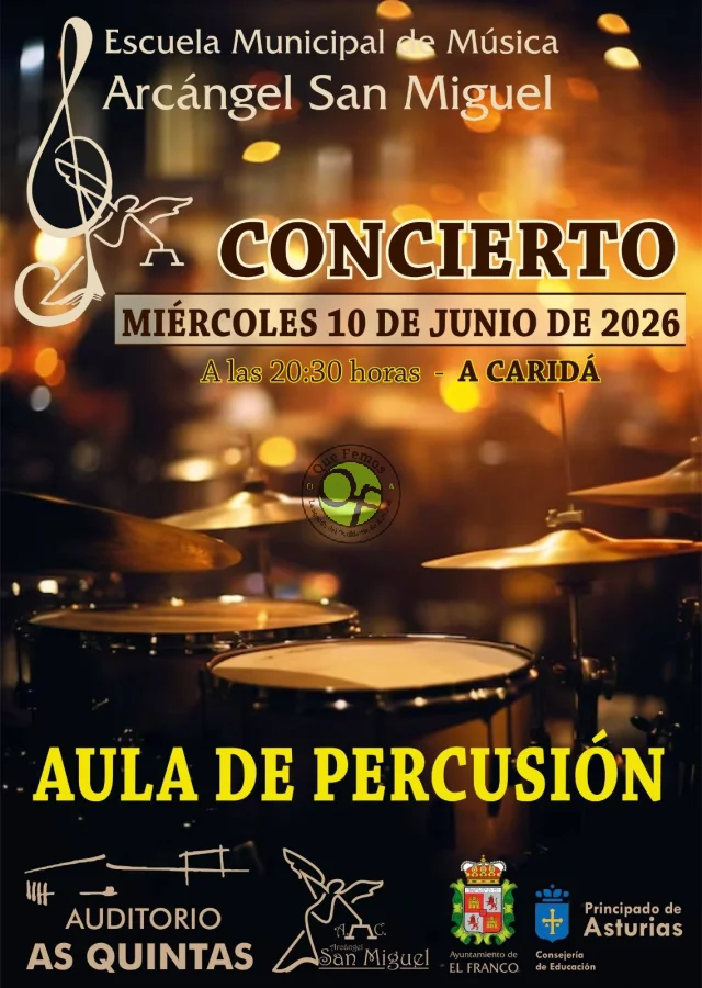 Concierto de la Escuela de Música Arcángel San Miguel en A Caridá