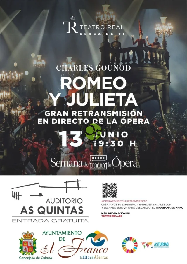 Retransmisión de la ópera en As Quintas: 