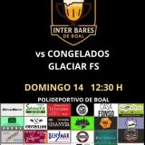 El Interbares de Boal lucha por hacerse con la tercera plaza recibiendo en casa al Congelados Glaciar FS