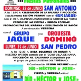 Fiestas de San Antonio y San Pedro 2026 en Andés