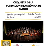 Concierto de la orquesta de la Fundación Filarmónica en Boal