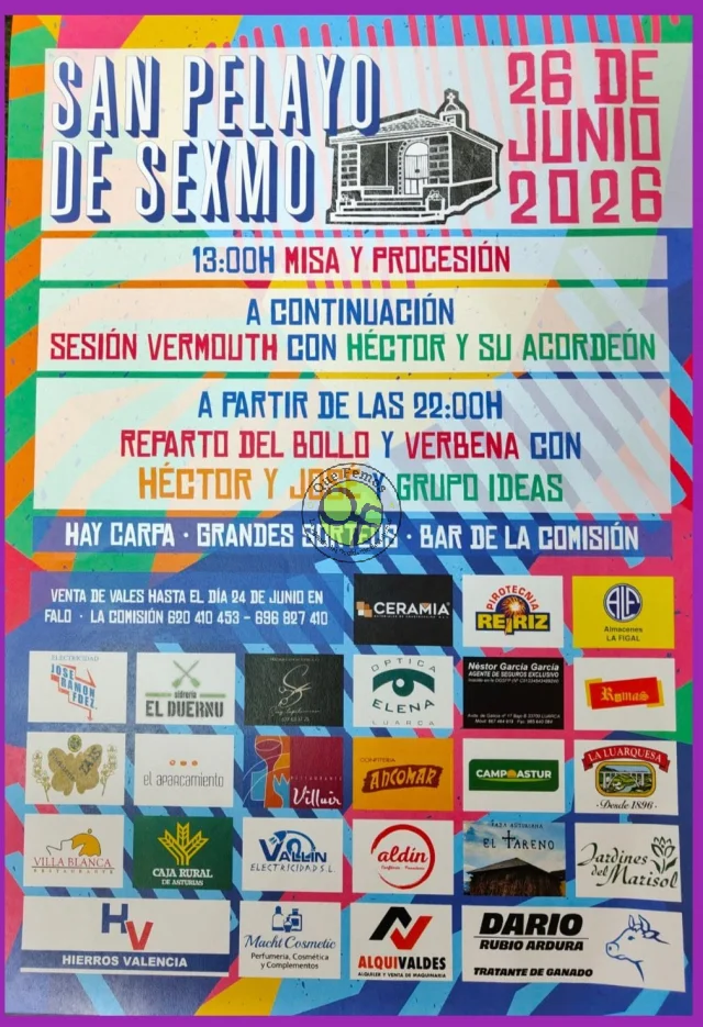 Fiesta de San Pelayo de Sexmo 2026