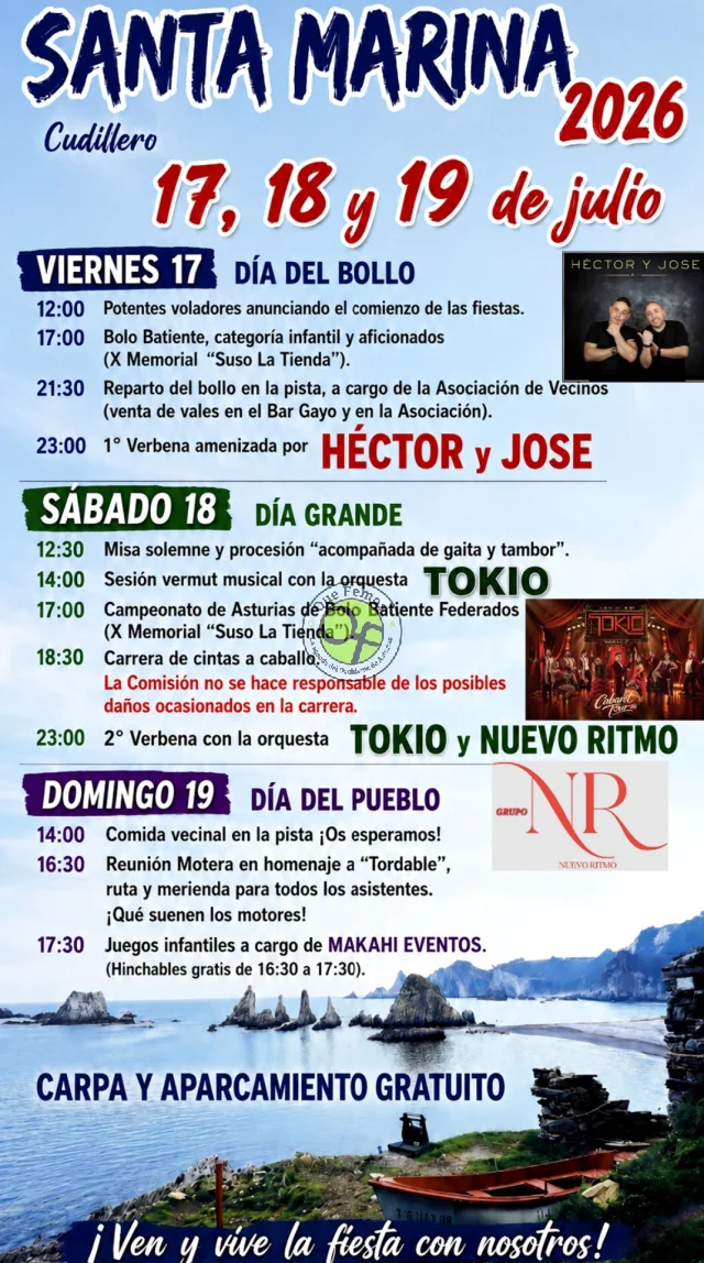 Fiestas de Santa Marina 2026