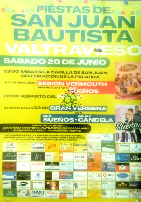 Fiestas de San Juan 2026 en Valtravieso